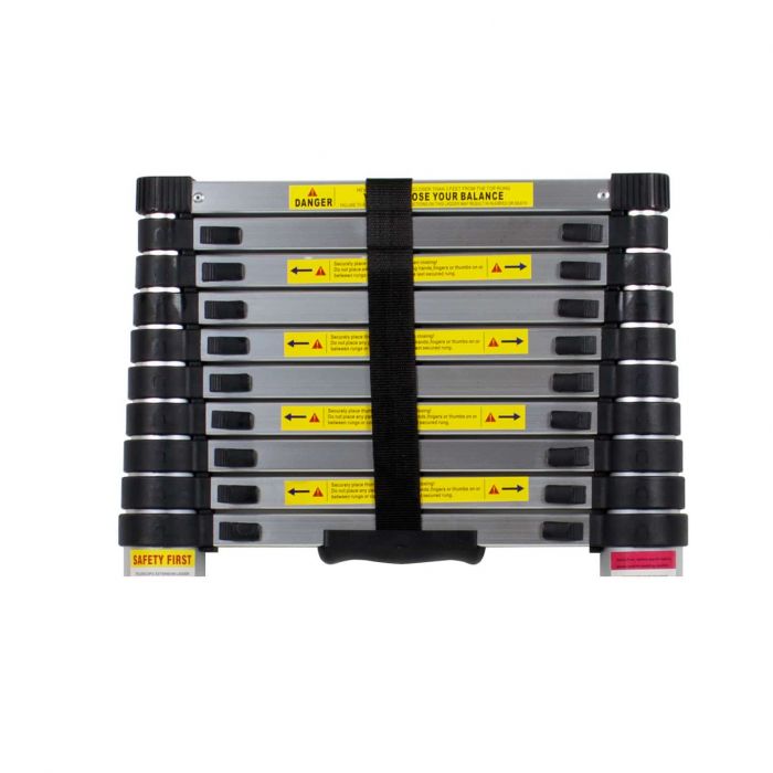 Scara telescopica de aluminiu, 1 tronson, 11 trepte, 3.2 m lungime