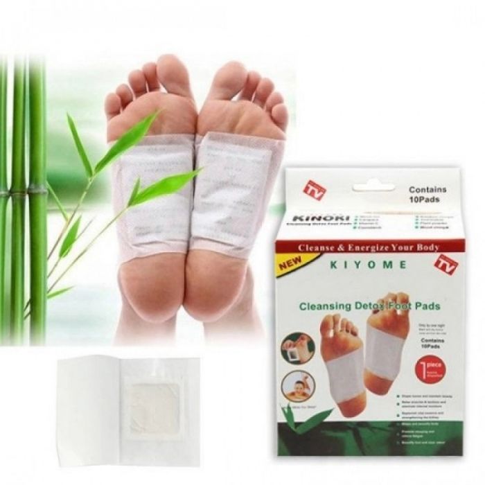 Set 100 plasturi homeopati cu turmalina pentru detoxifiere Kinoki