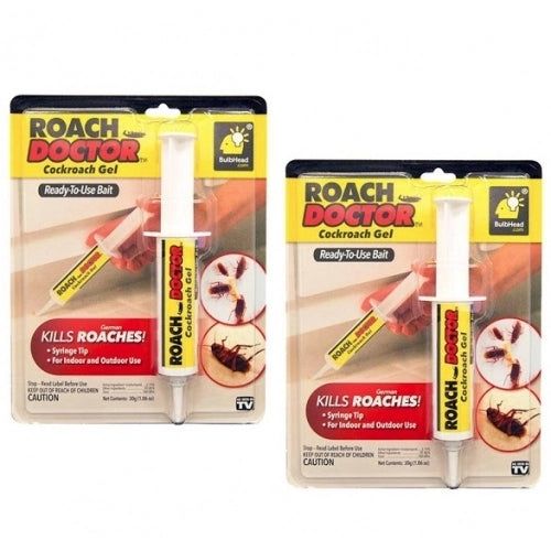 Set 2 x Insecticid tip seringa, solutie antigandaci RoachDoctor