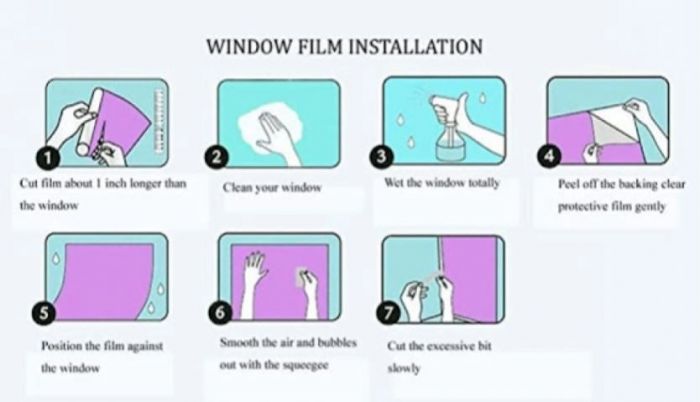 Set 2 x Folie electrostatica pentru sablare geam, 45 x 200, Model Leaf