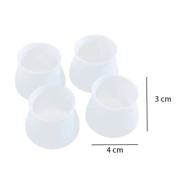 SET Protectie din silicon pentru picioare scaun, masa, mobila