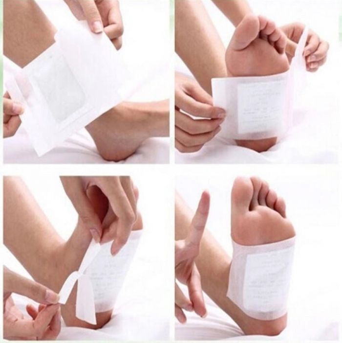 Set 100 plasturi homeopati cu turmalina pentru detoxifiere Kinoki