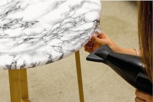 SET 3 x Folie autoadeziva imitatie NEGRU marmura 60 x 200 cm