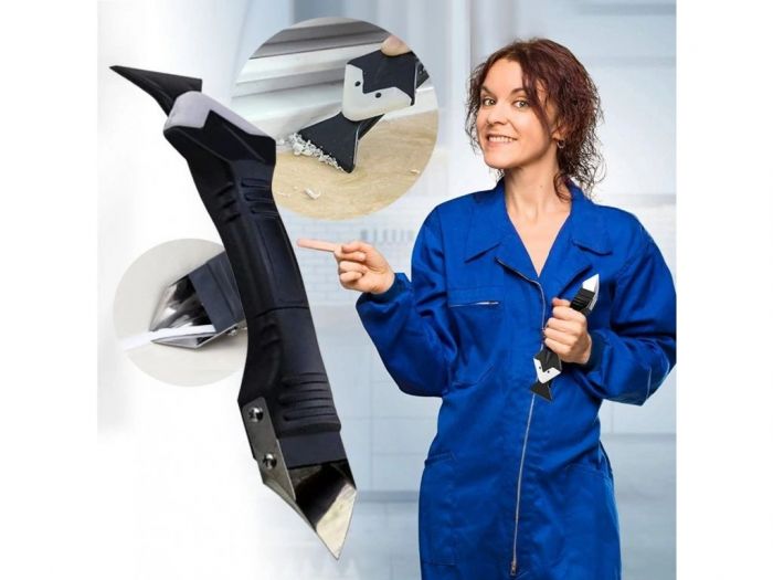 Pachet 1+1 Set practic pentru lucrul cu silicon 3 în 1