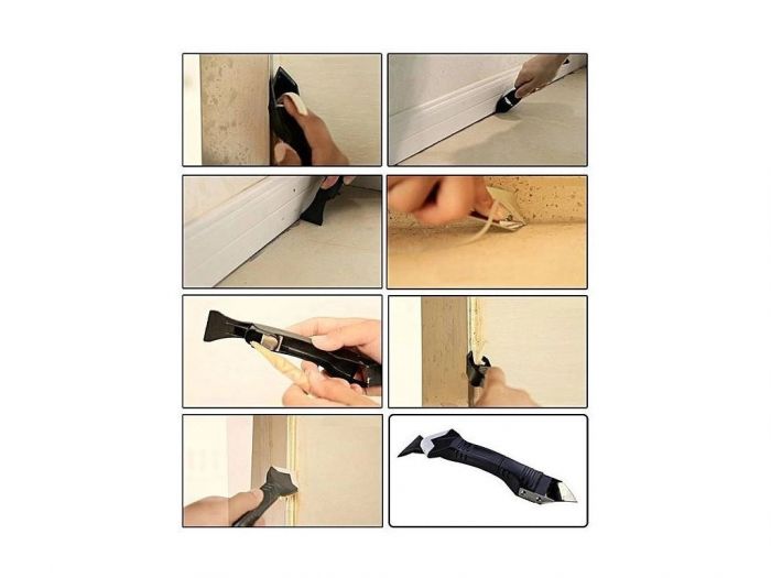 Pachet 1+1 Set practic pentru lucrul cu silicon 3 în 1