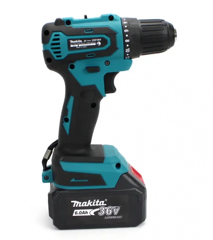 Set scule electrice cu acumulator 4 în 1 Makita 36V (4 x Acumulatori) – Bormașină + Polizor unghiular + Ciocan rotopercutor + Cheie de impact | Set Makita