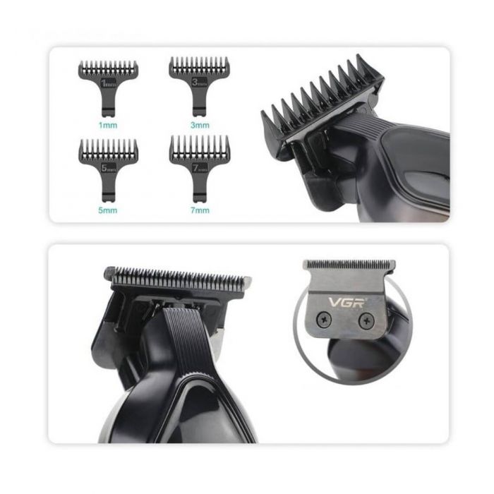 Mașină de Tuns Profesionala Reîncărcabilă Auriu V-921