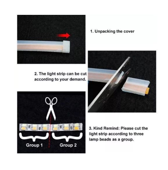 Set 2 Benzi LED matrix secventiale pentru faruri alb si semnalizare galben