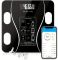 Cantar Inteligent cu aplicatie Smart, corporal, ecran digital Iluminat, termometru, negru