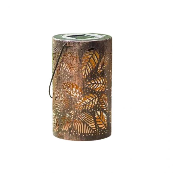 Set 2x Felinar, LLWL, fier, design clasic, 32x12cm cu brat suport