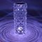 Set 2 x Lampa de masa decorativa cu LED "Crystal Trandafir" Touch Design RGB