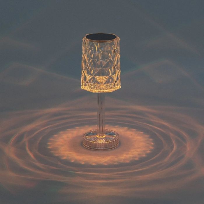 Set 2x Lampă de masă dimabilă reîncărcabilă LED/1W/5V 1800mAh 26 cm + telecomandă