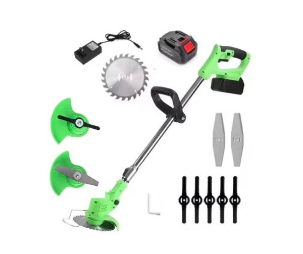 Motocoasa Electrica Cu Acumulator 2 x 48V, 18000 RPM , Extensibila + 9 Accesorii