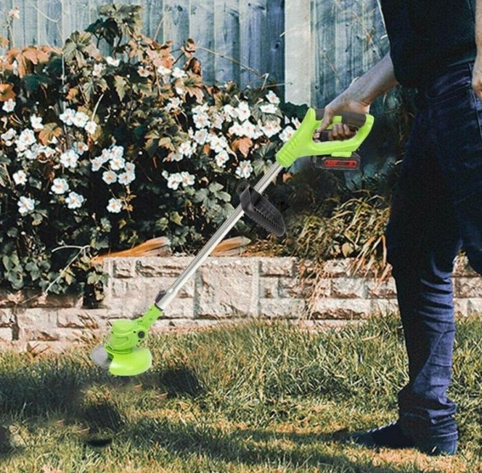 Motocoasa Electrica Cu Acumulator 2 x 48V, 18000 RPM , Extensibila + 9 Accesorii