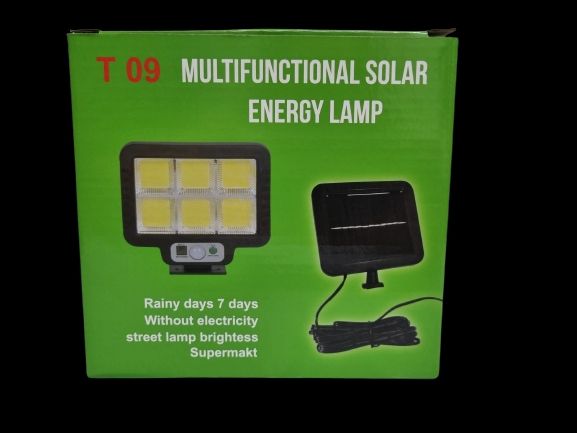 Pachet 2 x Lampa Solara 50W - 96 LED COB, cu PANOU DETASABIL