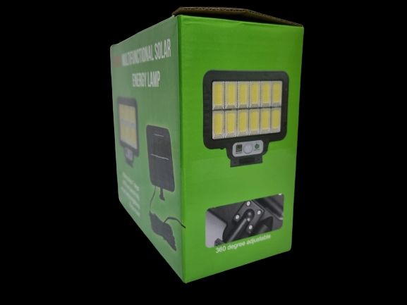 Pachet 4 x Lampa Solara 50W - 96 LED COB, cu PANOU DETASABIL + CADOU