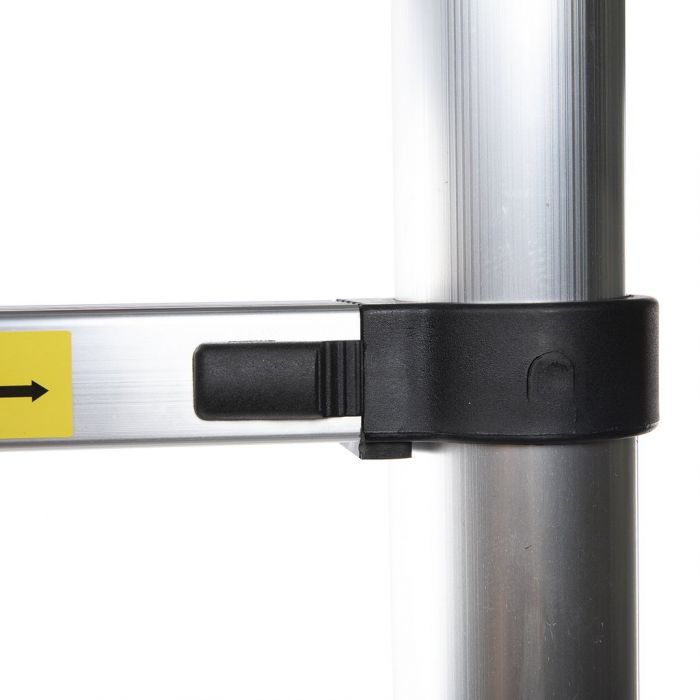 Scara telescopica de aluminiu, 1 tronson, 11 trepte, 3.2 m lungime