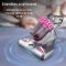 Aspirator vertical si portabil antiacarieni, Filtru Hepa, 4 in 1, 10000 Pa, Roz/Gri, Impact Vision