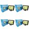 Set 4 x Proiector Solar 96 LED cu Senzor