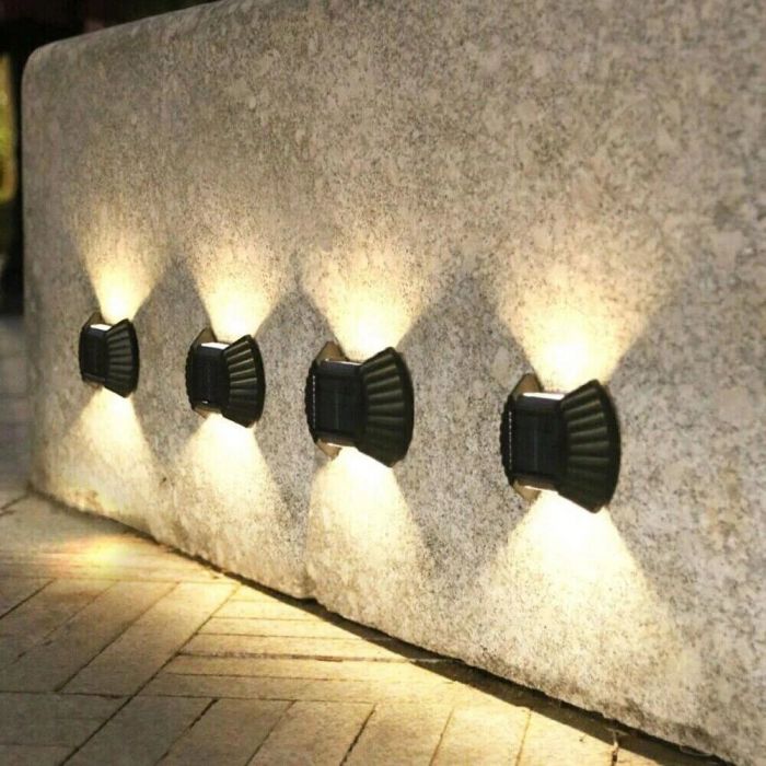 Set Lampi Solare cu Lumina Bidirectionala