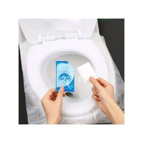 Set de 50 Protecții Igienice de Unică Folosință pentru Colac de Toaletă