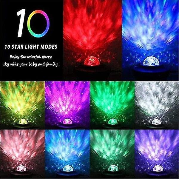 Proiector Star Galaxy, Lampa LED, Boxa Bluetooth incorporata, Negru