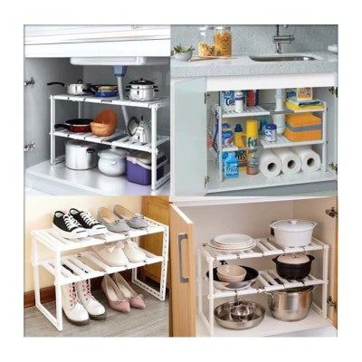 Etajera ajustabila cu doua rafturi