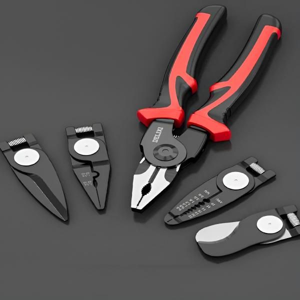 Clește multifuncțional 5 în 1 cu capete interschimbabile | UNIPLIERS