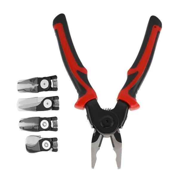 Clește multifuncțional 5 în 1 cu capete interschimbabile | UNIPLIERS