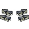 Set 8 x Lampa cu Incarcare Solare, Senzor de Miscare, 3 Moduri de Iluminare, 100 LED, Prindere pe Perete